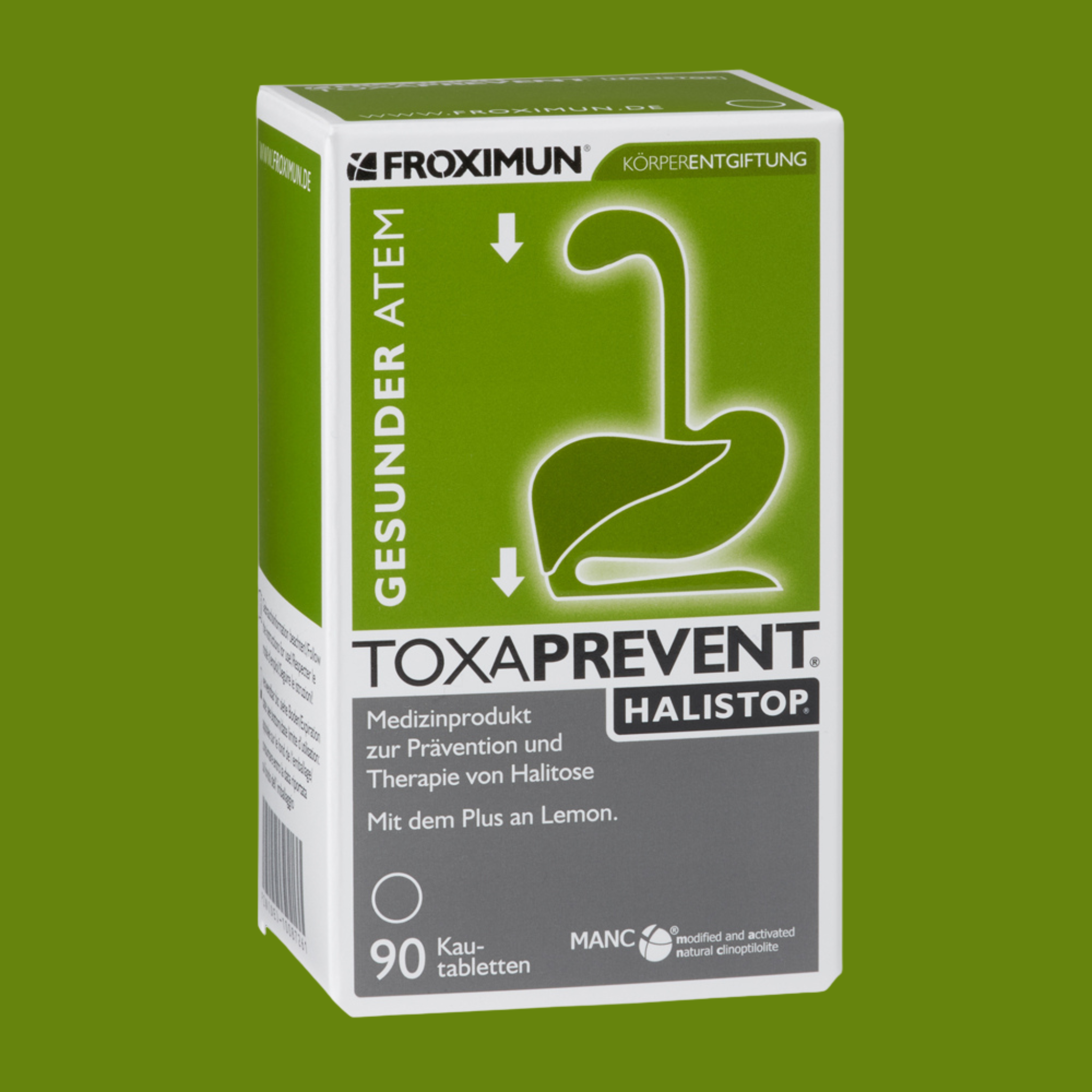 Toxaprevent® Halistop®, 90 comprimés à mâcher - Froximun AG - VitalAbo